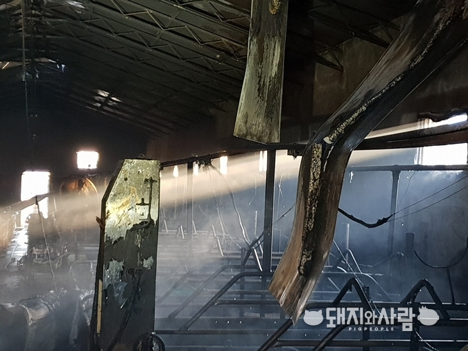 10월 19일 충남 보령 돈사 화재@보령소방서