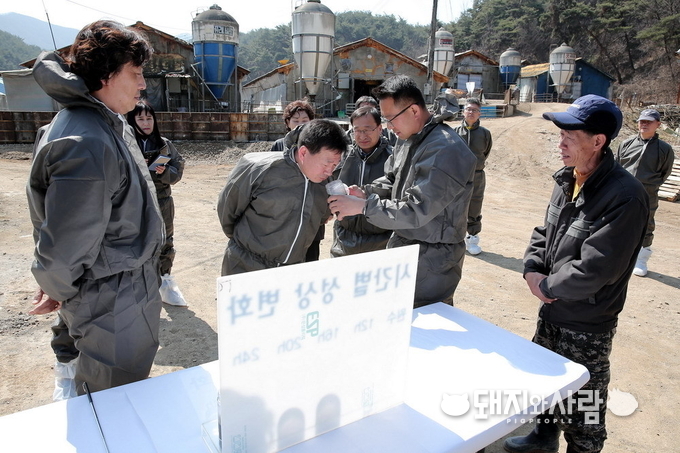 26일 창리 양돈단지 고속발효 분뇨처리시설 시연회@양구군