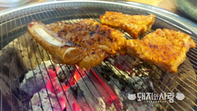 독일산 돼지왕갈비@돼지와사람