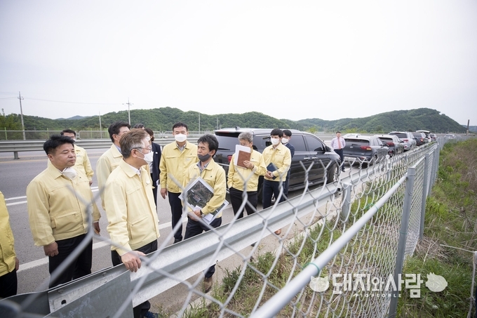 '20년 5월 경기도 이재명 도지사 ASF 방역현장 방문@경기도