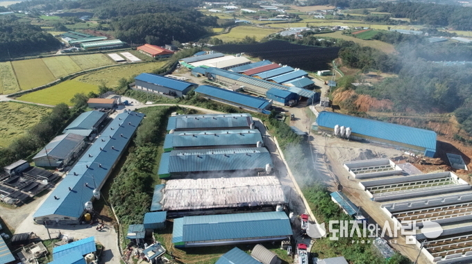 6일 충남 홍성 돈사 화재@홍성소방서 