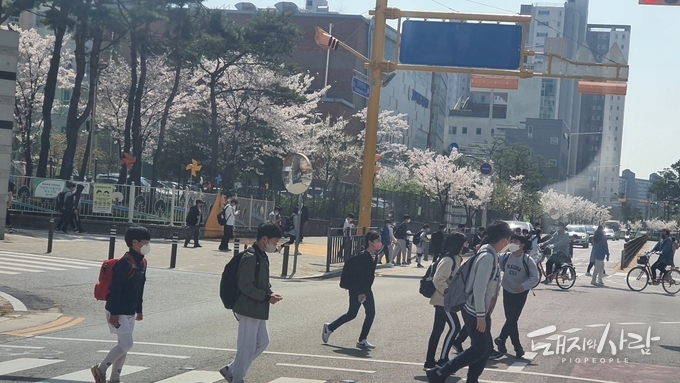 정부가 다음달 1일부터 전국의 학교에 대해 전면 등교를 실시한다고 밝혔습니다@돼지와사람 