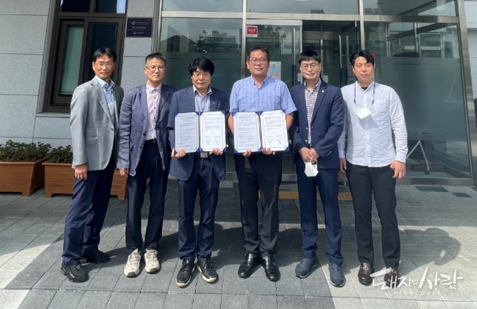 7일 검역본부-방역본부 재난형 가축전염병 발생 시 드론을 활용한 신속하고 효율적인 대응 체계 구축을 위한 업무협약@검역본부