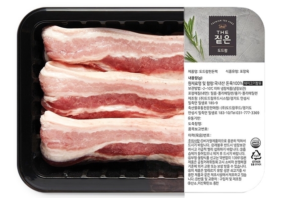 YBD품종의 프리미엄 돼지고기 ‘THE짙은’ 삼겹살@도드람