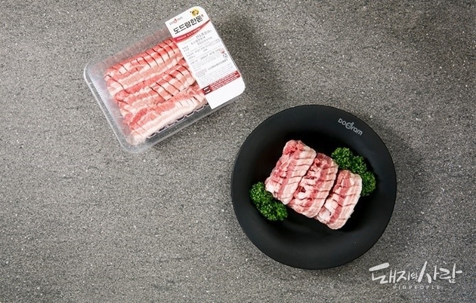 도드람한돈 구이용 칼집 삼겹살@도드람