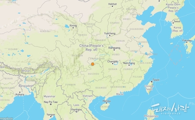중국 정부가 지난 13일 자국 내 돼지 O형 구제역 발생을 국제사회에 정식 보고했습니다@WOAH