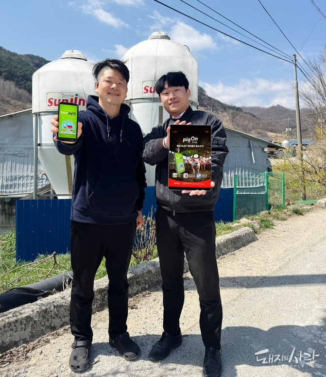 왼쪽부터 21농장 이명훈 대표, 선진 서부BU 황지환 지역부장@선진