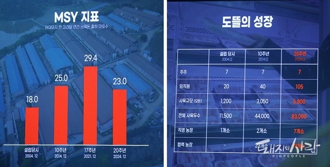 도뜰한돈의 성장@돼지와사람