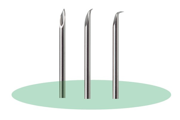 주사침을 반복 사용하면 끝이 점점 휘어져 여러 문제를 일으킬 수 있다.