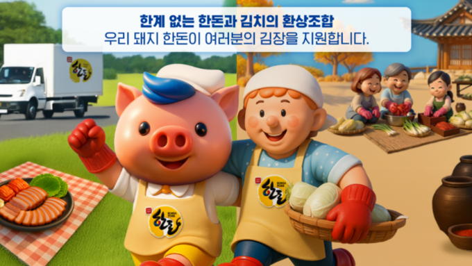 “김치엔 한돈 수육” 김장철 맞아 취약계층 1만5천명에 한돈 나눈다... 27일부터 신청
