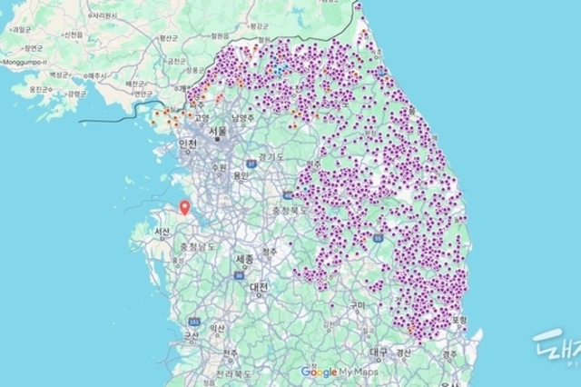 [한 장의 그림] 바이러스, 경부고속도로 처음으로 넘었다