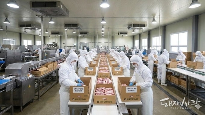 제주도, 싱가포르 돼지고기 수출 준비 완료....6개 수출작업장 인증 마무리