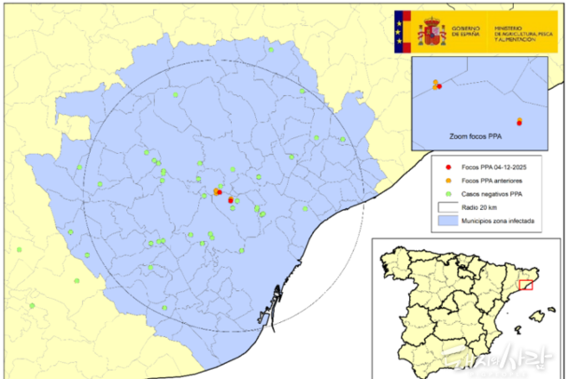 “니가 거기서 나와” 스페인 ASF 바이러스, 유럽 순환주 아닌 ‘조지아 2007 닮은꼴’