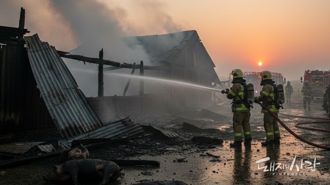 새해 하루 한 번꼴로 돈사 화재...6일 파주·무안서 발생