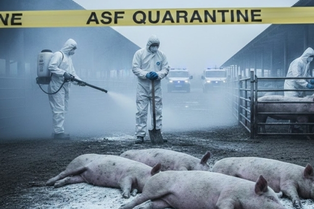 [ASF 실시간 현황판] 2월 누적 사육돼지 17건, 야생멧돼지 56건