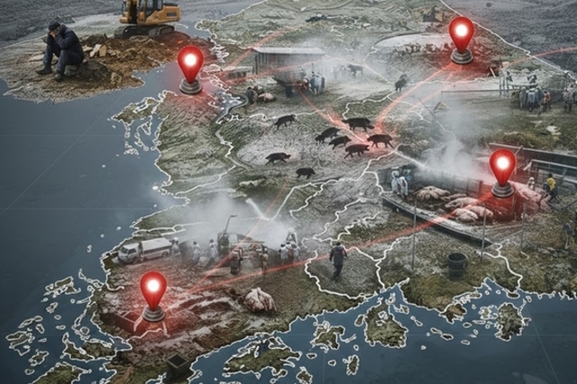 일주일 새 강릉·안성·포천 연쇄 확진 충격... "전국이 ASF 사정권"