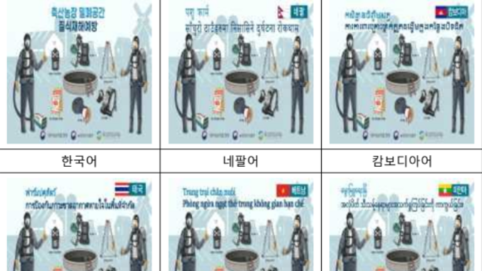 정부, 가축분뇨 밀폐공간 질식사고 예방 ‘다국어 안전교육’ 영상 배포