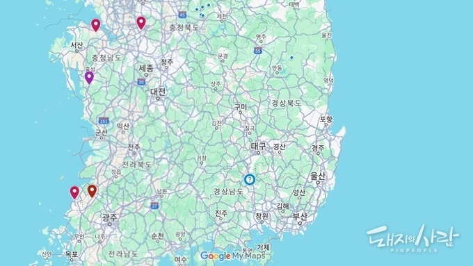 [속보] 경남 창녕 대합면 소재 양돈장서 의심축 발생(최종 양성 확진)