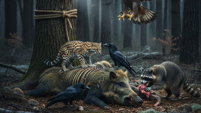 [초록] ASF 바이러스 전파하는 잠재적 매개체 '야생동물'