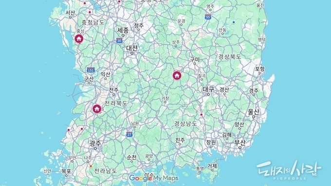 [속보] 경기·전북·경북·충남 5곳 연쇄 ASF 의심신고(김천·정읍·홍성 3곳 양성)