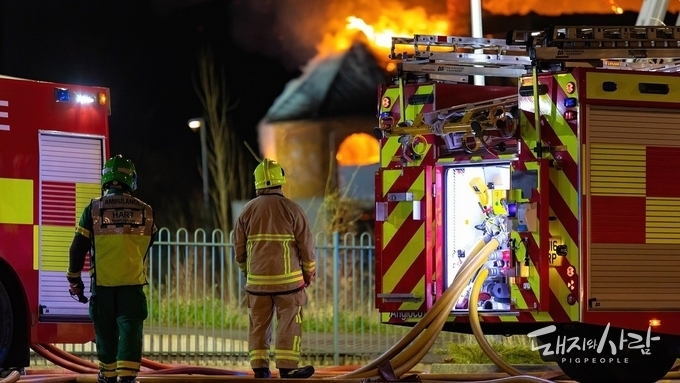 설날 오후 '충주' 양돈장서 전기적 요인 추정 화재 발생