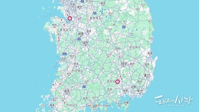 [속보] 경남 의령·경기 평택서 ASF 의심신고(의령 양성/평택 음성)