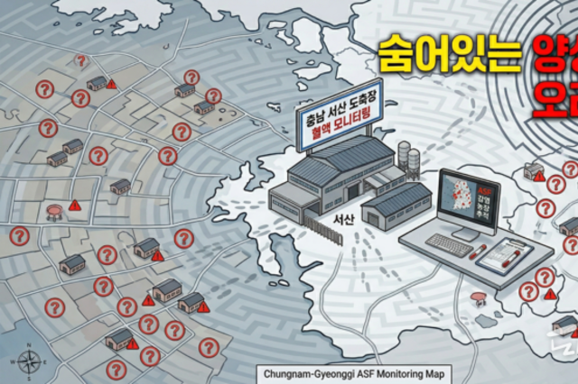 서산 도축장 혈액 양성, '홍성 발생농장 출하돼지'가 원인 의심
