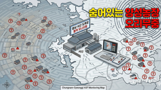 서산 도축장 혈액 양성, '홍성 발생농장 출하돼지'가 원인 의심