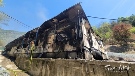 "용접 과정에서"....영천 신녕면 화재로 돈사 1개 동 전소